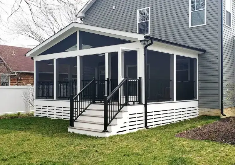 covered porch arlington va
